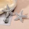 Dragão e verão quente transfronteiriço estilo europeu e americano estrela do mar brincos simples tendência da moda estrela do mar elementos senhoras brincos
