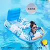 Flotador para Piscina para Adultos, Silla Flotante con Fondo de Malla Engrosada, Flotador para Piscina de Niñas, Parasol, Cama Flotante Inflable