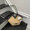 Bolsas de Design de Nicho para Mulheres 2025 Nova Bolsa de Ombro da Moda Outono Versátil Grande Capacidade Bolsa de Tecido Bolsa Tote para Trabalho