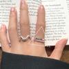 Anillo sencillo de plata 925, anillo que no se decolora, diseño de nicho, sensación de estilo ins, joyería simple, anillo de plata esterlina de alta gama, venta al por mayor para mujeres