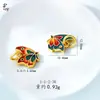 Accesorios DIY Chapados en Oro de Alta Retención de Color Colgante de Manzana Pulsera Collar Materiales para Cuentas Moda Retro China Versátil