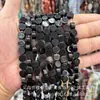 8mm Piedra Natural Cristal Ágata Disco Plano Cuentas Sueltas Pulsera DIY Collar Accesorios de Joyería Productos Semiacabados Venta al por Mayor