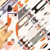 30 Gatos de Desenho Animado Série Simples Manual Literário Material Criativo Ins Papel de Leitura Marcador de Página DIY