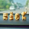 Talla en Madera de Ciprés de Animalitos Lindos, Figura de Oveja Pequeña, Artesanías y Regalos
