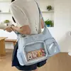 Bolsa Tote Feminina Nova Moda Estilo Japonês, Bolsa Pequena de Ombro Transversal Estilo Coreano, Bolsa de Mercadoria de Anime