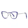 Gafas anti luz azul transfronterizas 3152 doradas armazón óptico calidad TR pasarela original con espejo plano esencial para maquillaje