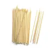 Espetos de Bambu Descartáveis Fabricante Algodão Milho Garfo de Aço Espetos para Churrasco Orleans Matérias-Primas Tela de Pedra para Espetos