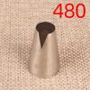 Boquilla para repostería de crema para albóndigas Santa Anna de tamaño pequeño, n.° 480, de acero inoxidable 304, para hornear, herramientas para tartas DIY