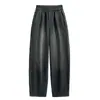 Tiro real Vaqueros Versátiles Retro para Mujer 2026 Nuevo Otoño Estilo Japonés Sueltos Adelgazantes Cropped Harem Zanahoria Papá