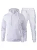 Chaqueta con capucha para hombre más vendida en Amazon transfronterizo, conjunto de sudadera deportiva casual, conjunto de dos piezas de marca de tendencia europea y americana