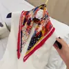 Lenço de Seda Coreano Fácil de Cuidar e Resistente a Amassados, Lenço Decorativo Pequeno para Pescoço com Padrão Paisley Listrado Bolinhas Diamante Fashion Retrô, Lenço de Cabeça, Lenço