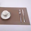 Teslin Pvc Jogo Americano Ocidental Jogo de Mesa de Hotel Jogo de Prato Isolado Jogo de Utensílios de Mesa Trançado Jogo de Copo e Tigela Mesa