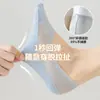 Calcetines tobilleros de seda helada para mujer, antideslizantes de silicona, invisibles, con suela de algodón, finos de verano, de corte bajo, calcetines cortos de malla para mujer