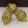 16*21mm chapéu de flor de cobre fundido franja pendente diy grampo de cabelo antigo adorno de cabeça brincos material acessórios