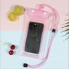 Bolsa Impermeable para Teléfono Móvil Retraso Cero Triple Airbag Flotante Transparente Velcro Drifting Natación Bolsa Impermeable para Teléfono Móvil