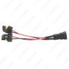 Adaptador de lámpara de coche 9006 a 9006 de doble cabezal cable de alimentación HID/LED cable adaptador de lámpara de coche