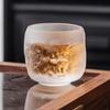LiquidaciónTaza de Té de Cristal Poder del Tigre, Taza Maestra, Juego de Té Kung Fu, Taza de Té de Cristal, Taza Individual, Taza para Beber Té