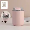 Taza de Café Mini N5 280ml Doble Uso Termo de Acero Inoxidable 304 con Popote y Cepillo para Popote