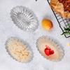 Molde para tarta de huevo de aleación de aluminio para hornear, molde de aluminio para tarta de huevo, modelo de tarta de huevo portuguesa de aluminio, lámpara crisantemo, lámpara crisantemo ovalada