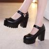 Tacón Medio Tacón Grueso Madres de Mediana Edad y Ancianas Modelo de Pasarela Zapatos Cheongsam 2025 Zapatos de Baile Cuadrado Talla Grande 40-43 Zapatos de Mujer
