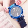 Venta al por mayor de fábrica trémolo más vendido con cielo estrellado moda retro cielo estrellado malla ferromagnética correa reloj estudiante femenina coreana
