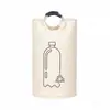 Bolsa de Reciclaje para Botellas de Bebida de Venta Caliente Transfronteriza Tela Oxford Asa de Aluminio Bolsa de Almacenamiento Plegable Cubo de Reciclaje Doméstico Amazon