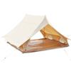Tienda de campaña de lujo ligero para exteriores en forma de casa, impermeable, tienda de campaña de camping tipo villa de lujo, algodón grueso, tienda de campaña grande para camping