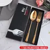 Creativo Titanio Plateado Portátil Vajilla Hotel Regalo Vajilla Juego Cuatro Piezas Cuchillo y Tenedor para Steak