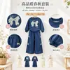 Conjunto para niña: Conjunto de Sudadera con Lazo para Primavera y Otoño, Estilo Dulce y Lindo, Estilo Salado Lindo Deportivo de Dos Piezas Ropa para Niños