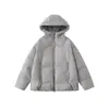 CTOSRCZ Moderna Silueta Casual Cálida Chaqueta de Plumas de Invierno Hombres Mujeres Pareja Holgada Abrigo Acolchado Ropa de Abrigo CD13
