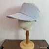 Sombrero Gorra Visera con Rayas Clásicas, Versátil y Adelgazante, Sombrero de Sol con Protección Solar para Mujeres, Sombrero de Sol Casual de Verano con Ala Ancha y Parte Superior Abierta