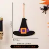 Decoración de fiesta de Halloween colgante de puerta calabaza fantasma murciélago tela no tejida adorno colgante evento tema atmósfera arreglo colgante