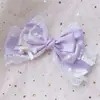 Crema color dulce original de primavera para bebé Lolita lazo extragrande pasador de pelo con lazo KC accesorios para el cabello