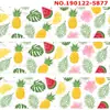 Fuente Transfronteriza Cinta con Estampado de Piña de Fruta de 75 mm Cinta para Adornos de Cabello DIY Cinta de Color Xin