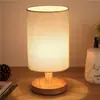Lámpara de mesa creativa hecha a mano con flores secas en relieve, luz nocturna, lámpara de mesita de noche para dormitorio, lámpara de ambiente para hotel y casa de huéspedes, lámpara de lino