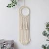 Tapiz Tejido Hecho a Mano Nórdico Atrapasueños Luna Decoración de Pared Colgante Creativo para Pared del Hogar Decoración de Pared para Habitación