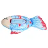 Piscina Inflable de PVC Grueso Ecológica Personalizada con Forma de Pez de Doble Propósito con Respaldo, Cama Flotante y Esterilla Flotante Vendida Directamente por el Fabricante