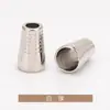 Campana Metálica Rugosa Cónica Tubo Recto Hebilla Extremo de Cuerda Aleación de Zinc Electrochapada Hebilla Extremo de Cuerda de Pantalón Accesorios de Ropa Jinda