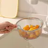 Cesta peneira de aço inoxidável para uso na cozinha, adequada para pegar macarrão, fritar, hot pot, cozinhar macarrão, escorrer água, lavar vegetais e coar multifuncional