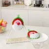 Paño de Limpieza Hecho a Mano Estilo Ins Coreano de Santa Claus con Dibujos de Flores de Cerezo - Decoración de Cocina
