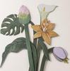 Difusor de Tarjeta de Aroma con Flor de Papel, Tarjeta de Fragancia, Tabletas de Aroma, Decoración del Hogar, Tarjeta de Flor, Adorno de Florero, Tarjeta de Papel de Fragancia
