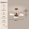 Lustre para sala de estar, luz principal para o hall, estilo creme casca de ovo, sensação de luxo, luminária de ferro forjado estilo francês vintage novo de 6 peças, iluminação Zhongshan