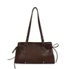 2026 Bolsos Nuevos de Estilo Coreano de Nicho para Mujer, Bolso Versátil de Uso Diario para el Hombro, Bolso Tipo Almohada de Gran Capacidad, Bolso de Hombro Único
