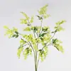 Flores Artificiais Lilás, Glicínia, Folha Vermelha Choupo Tremulante, Nevoeiro Casamento Arranjo de Flores Artificiais Materiais de Decoração Adereços de Fotografia Flores Falsas