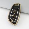 Funda para Llave de Coche Adecuada para Peugeot 307/408Ds Chery Citroen Sega C4 Triumph C5 Funda para Llave de Goma Suave