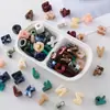 Cuentas Redondas de Ágata Imitación Jade con Letras, Cuentas Irregulares con Agujero Grande, Hilos Sueltos de Cuentas, Accesorios para Bolsas, Llaveros, Lanyards de Teléfono DIY