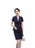 Traje profesional a rayas delgado temperamento de moda diosa Fan Departamento de Ventas salón de belleza joyería recepción ropa de trabajo verano