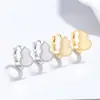 Brincos de Cabacinha Triturada para Mulheres, Brincos de Prata 925, Luxo Leve, Joias de Nicho de Alto Padrão, Brincos da Moda Ins Estilo Chinês Novo