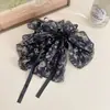 2025 Nuevo Clip de Tiburón de Moda Accesorio para el Cabello con Lazo de Satén para Mujeres Herramienta de Pinza para Fijar Moños