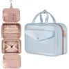 En stock Bolsa de aseo Bolsa de cosméticos Bolsa de viaje Traje de lavado Traje de viaje Bolsa de almacenamiento Moda Impermeable Al por mayor